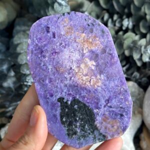 Charoite Charging Slab, Russian Charoite Plate