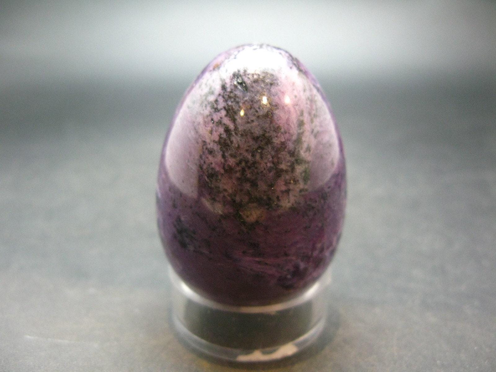 Nice Charoite Egg From Russia - 87.38 Grams - 1.9"