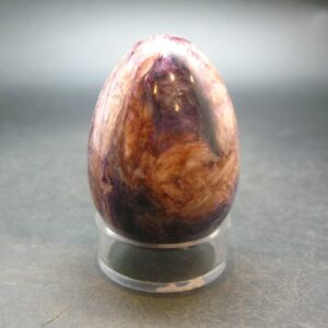 Nice Charoite Egg From Russia - 79.26 Grams - 1.9"