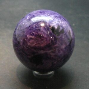 Nice Charoite Sphere From Russia - 104.05 Grams - 1.6"