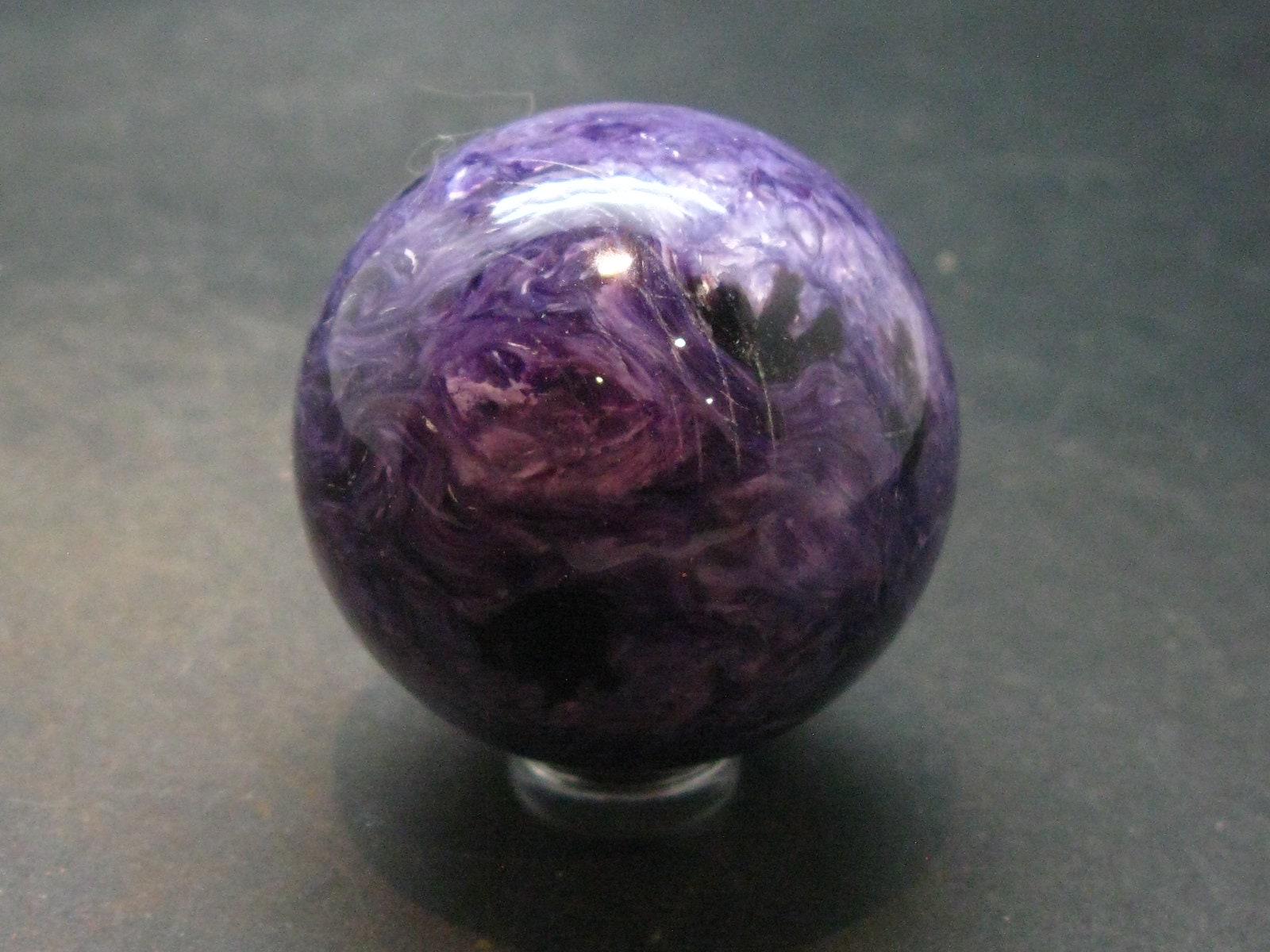Nice Charoite Sphere From Russia - 104.05 Grams - 1.6"