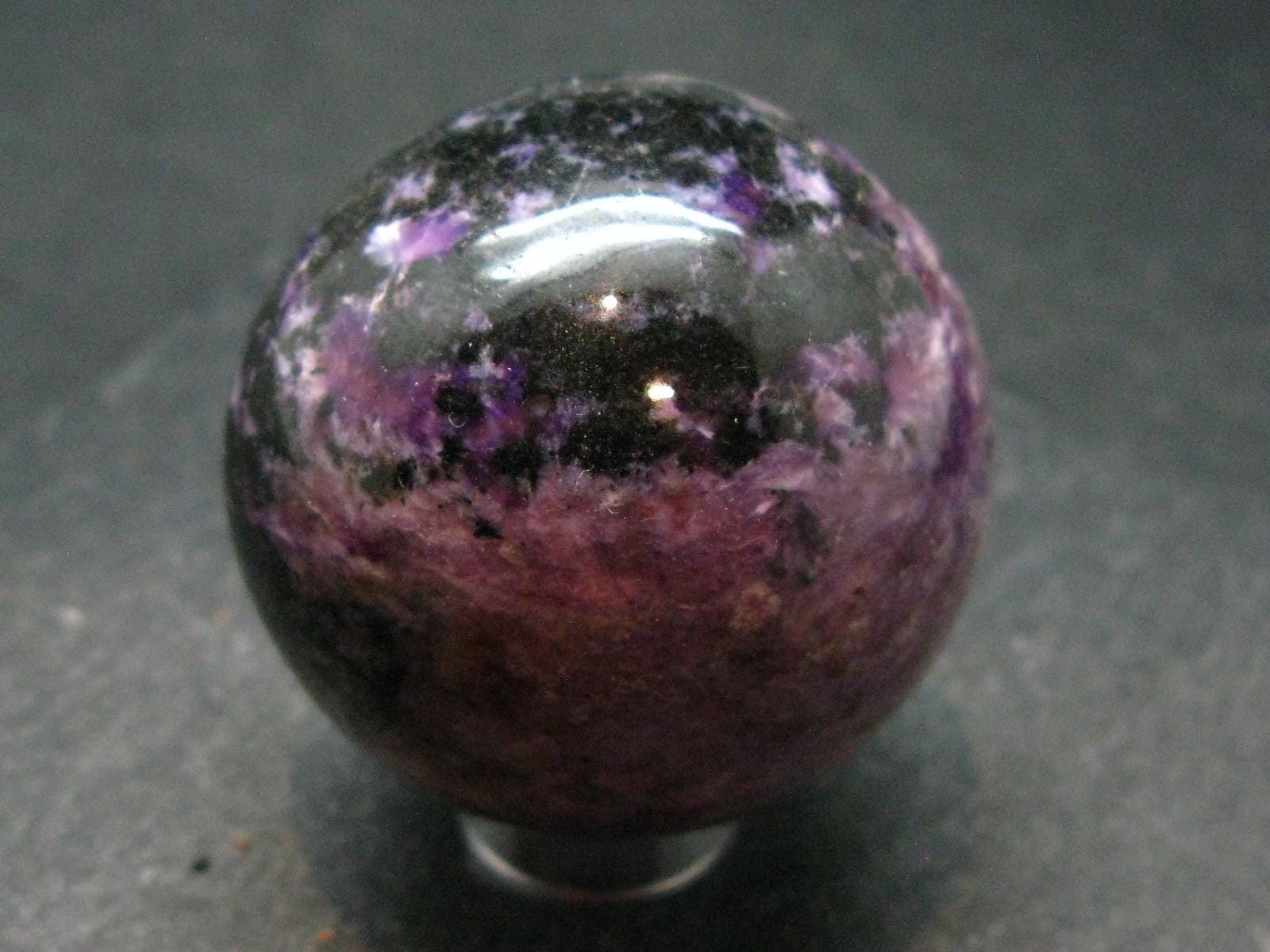 Nice Charoite Sphere From Russia - 85.83 Grams - 1.5"