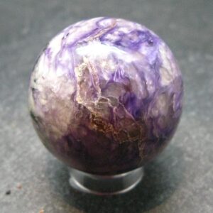 Nice Charoite Sphere From Russia - 37.26 Grams - 1.1"