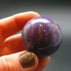 Nice Charoite Sphere From Russia - 57.87 Grams - 1.3"