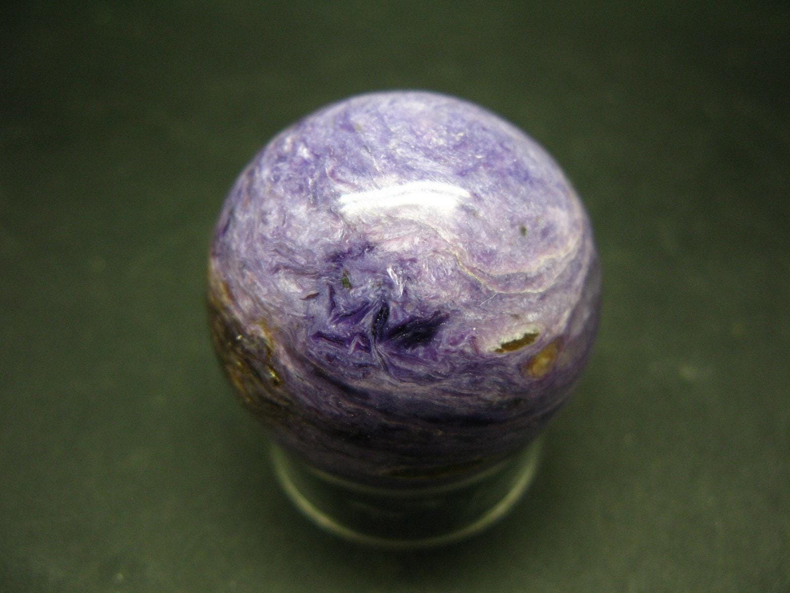 Nice Charoite Sphere From Russia - 74 Grams - 1.5"