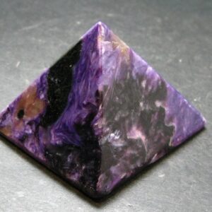 Rare High-quality Charoite Pyramid From Russia - 1.6" - 103.07 Grams