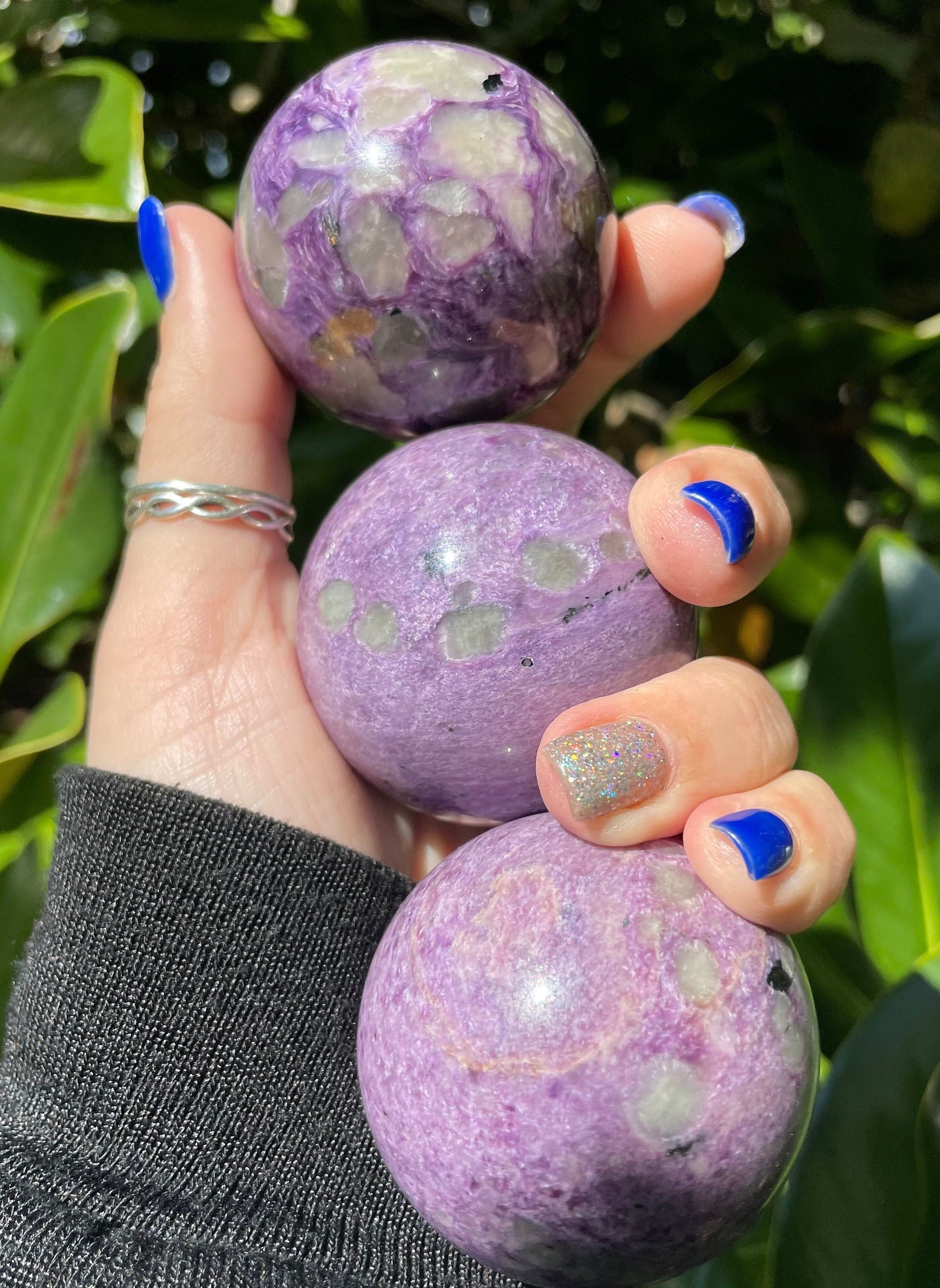 Charoite, Charoite Sphere, Qty. 1