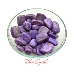 Charoite Tumbled Stone Rare From Russia #ct49 Charoite Tumbled Stone Rare From Russia #ct49