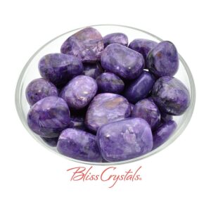 Charoite Tumbled Stone, Rare Grade A, From Russia #ct37
