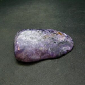 Large Nice Charoite Tumbled Stone From Russia - 78.5 Grams - 2.8"