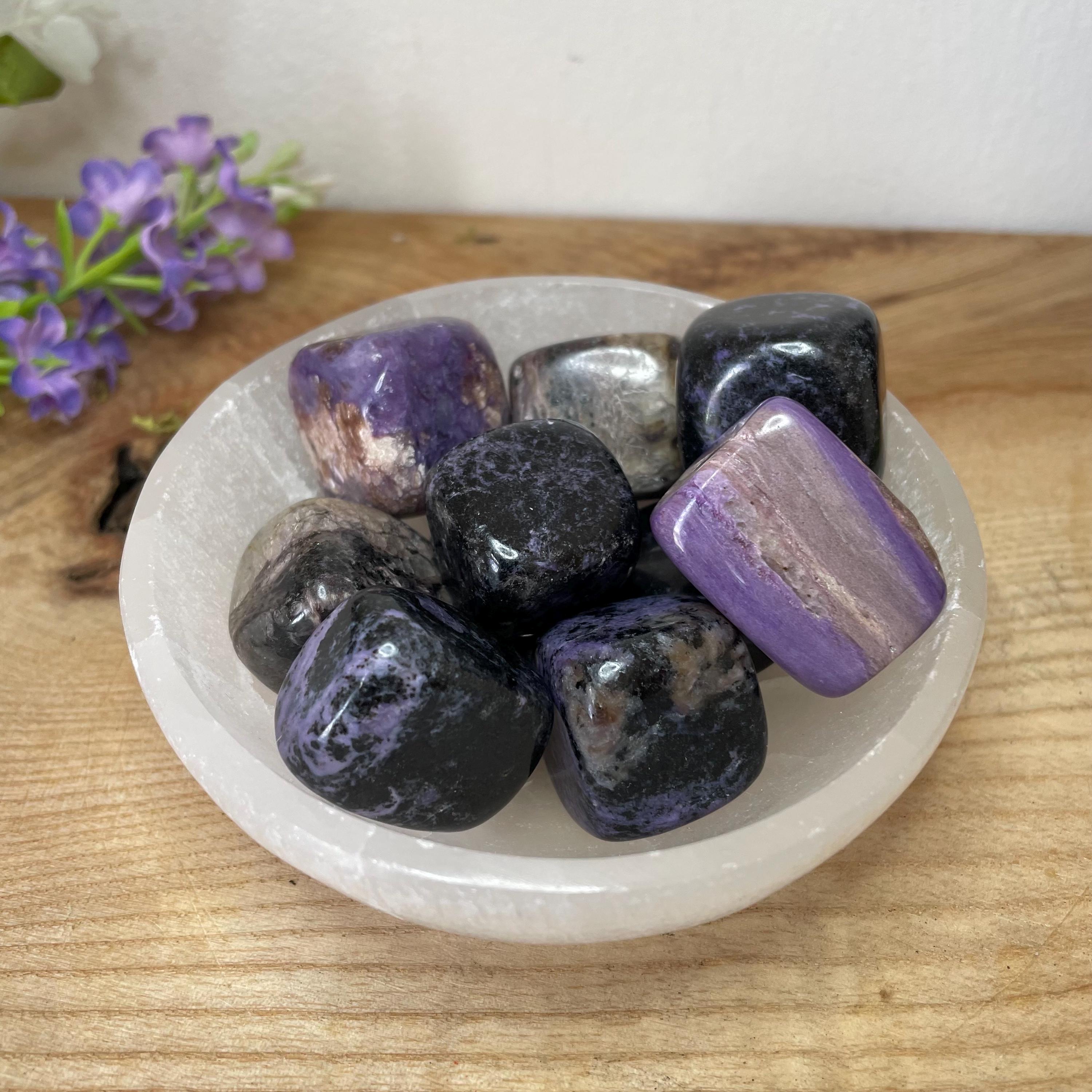 Charoite Natural Purple Tumbled Stone