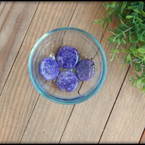 Tumbled Charoite Palm Stone Tumbled Charoite Palm Stone