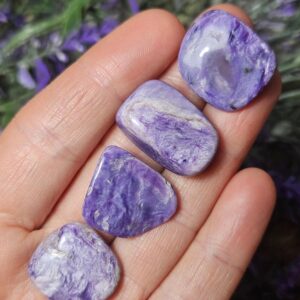 Charoite Specimen - Charoite Stone - Tumbled Charoite - Charoite Tumbled - Purple Charoite - Polished Charoite - Charoite Tumble