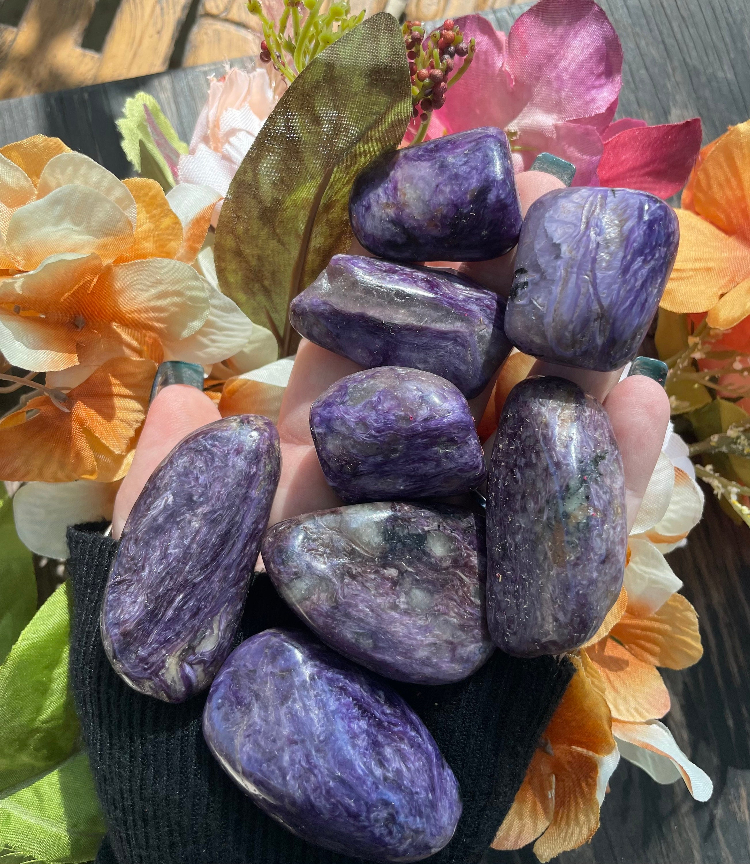 Charoite Tumble, Charoite, Qty. 1