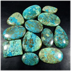 Amazing~ Natural Chrysocolla. Chrysocolla Gemstone. Green Blue Chrysocolla Cabochon. Mix Shape Wholesale Chrysocolla Loose For Jewelry.