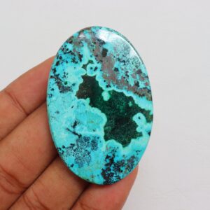 Big Size Superb Quality Chrysocolla Malachite Cabochon, Natural Chrysocolla Malachite, Malachite Gems, Loose Stone For Jewelry Healing Stone