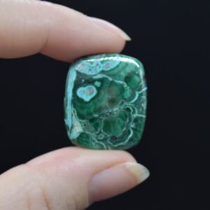 Malachite Chrysocolla Rectangular Cabochons - Gemstone - 1 Count - 7 Options - Lot 02