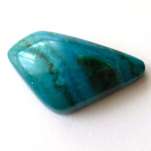 Chrysocolla Cabochon Ray Mine Arizona Usa Free Form Rare Green Malachite Turquopise Aqua Teal Blue Dot Gem Designer Cut Lapidary Jewelry