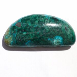 Chrysocolla Cabochon Ray Mine Arizona Usa Large Free Form Rare Green Malachite Turquopise Aqua Teal Blue Dot Gem Designer Cut Lapidary