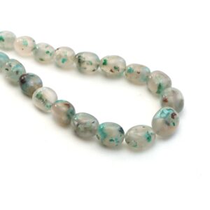 Copper Chrysocolla Smooth Tumble Beads, 9x10 Mm To 14x18 Mm, Tumble Shape Chrysocolla, Plain Chrysocolla, 20 Inches, Price Per Strand Copper Chrysocolla Smooth Tumble Beads, 9x10 Mm To 14x18 Mm, Tumble Shape Chrysocolla, Plain Chrysocolla, 20 Inches, Price Per Strand