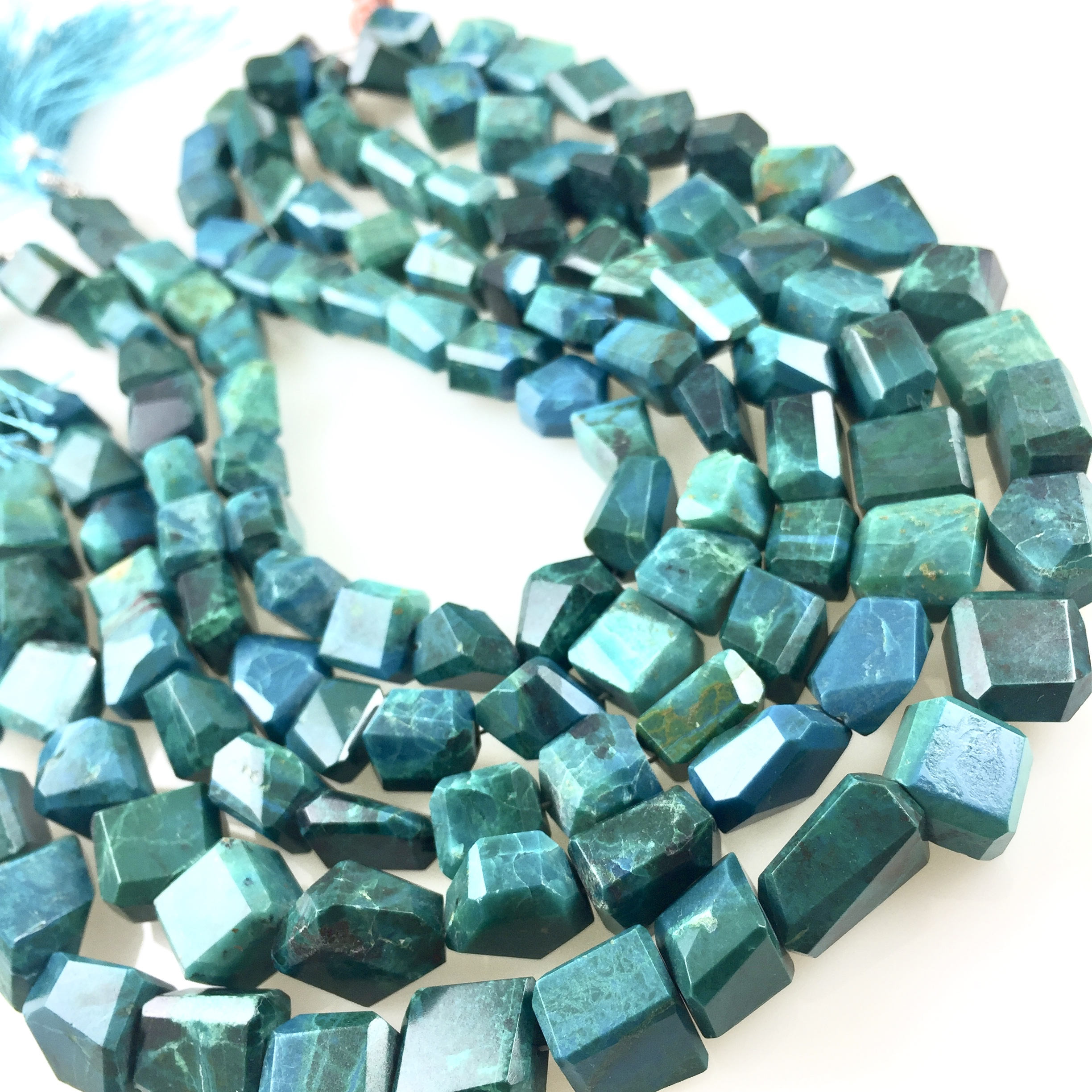 Chrysocolla Faceted Nuggets