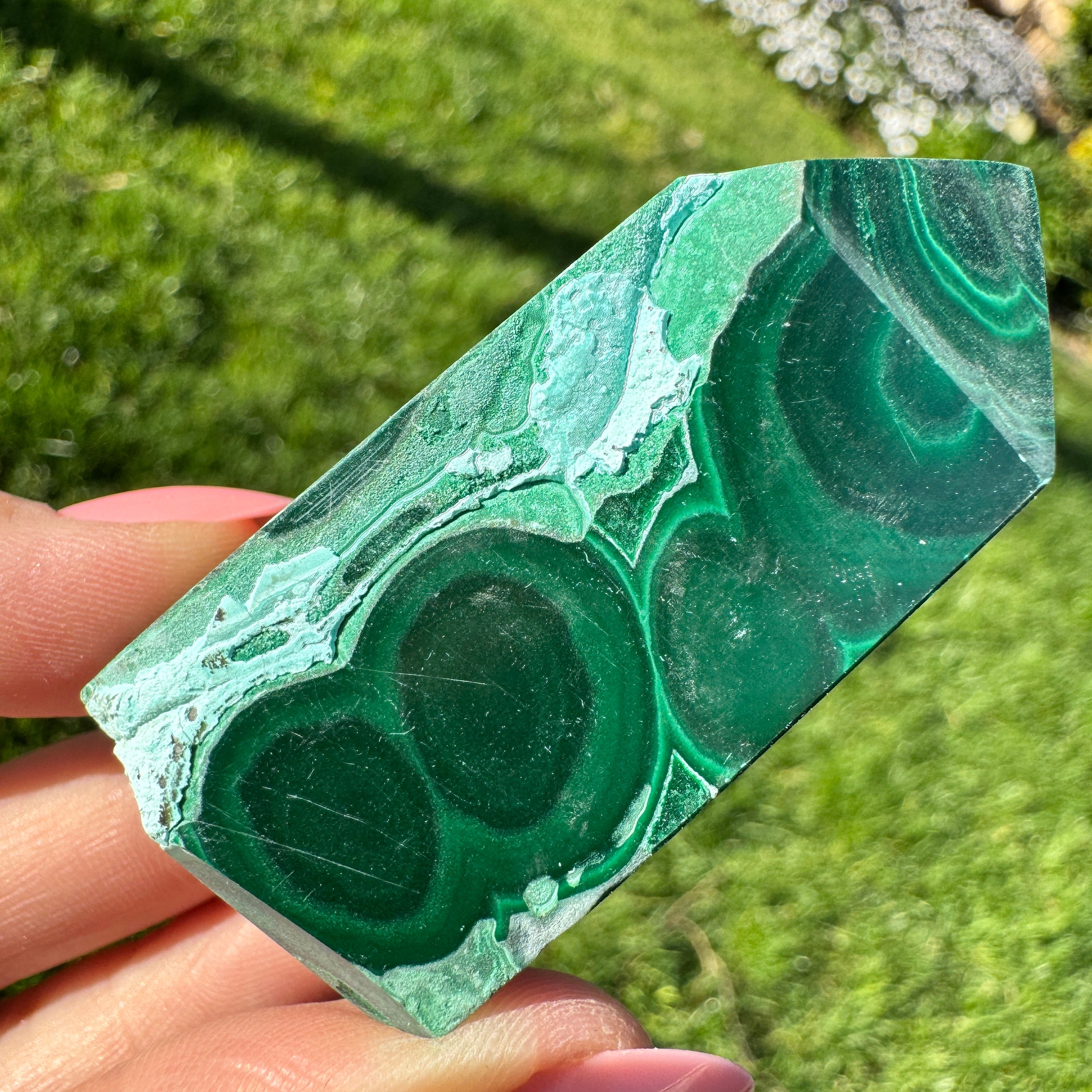 Malacolla Chrysocolla Malachite Tower | Crystal Tower | Malachite Tower