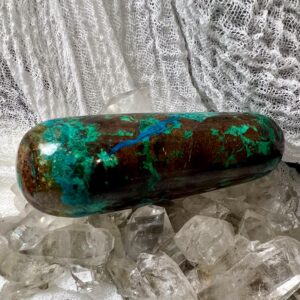 Chrysocolla Message Wand - The Stone for Knowledge and Strength
