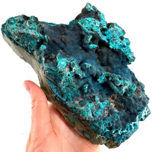 Raw Cornetite & Chrysocolla Mineral Specimen | Congo Origin