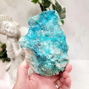 Chrysocolla Crystal Specimen • Ethically Sourced