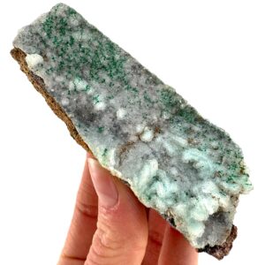 Druzy Chrysocolla Specimen With Malachite, Congo Raw Crystal Druzy Chrysocolla Specimen With Malachite, Congo Raw Crystal