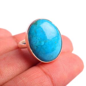 Chrysocolla Ring In 925 Sterling Silver,silver Ring, Chrysocolla Ring, Sterling Ring, Gift For Mother, Gift For Her