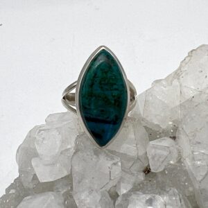 Chrysocolla Ring, Size 7 1/2