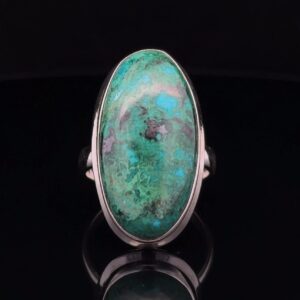 Sterling Silver Chrysocolla Ring Size 9