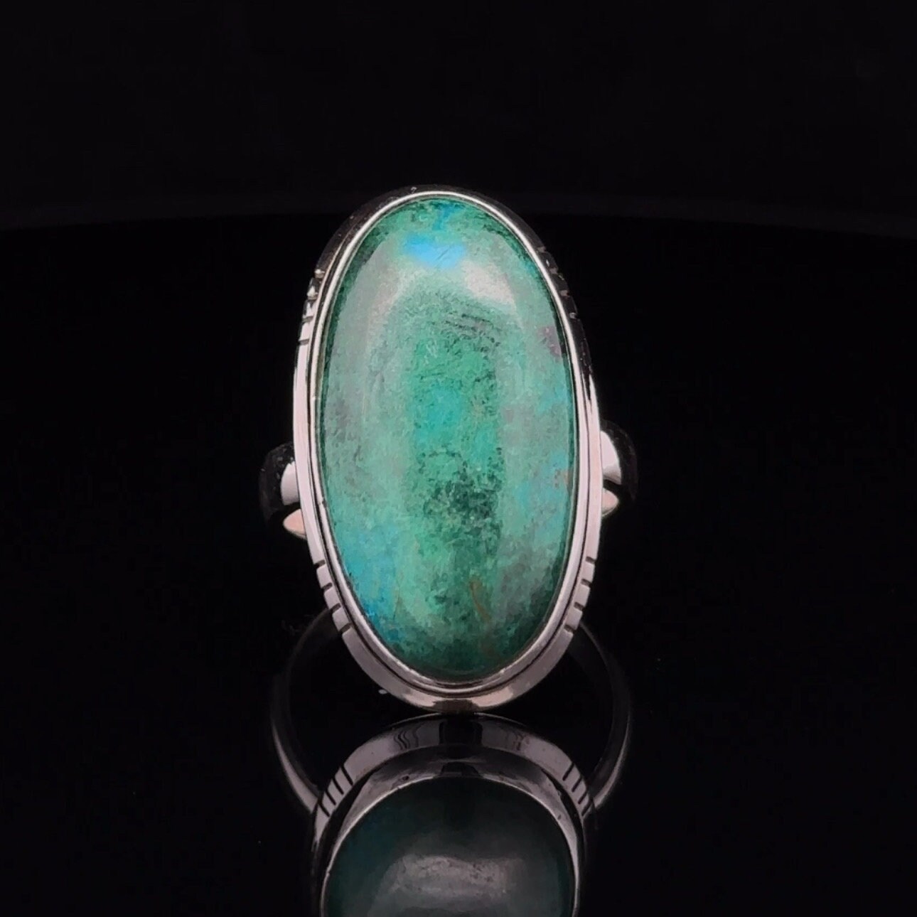 Sterling Silver Chrysocolla Ring Size 7 Sterling Silver Chrysocolla Ring Size 7