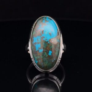 Sterling Silver Chrysocolla Ring Size 7