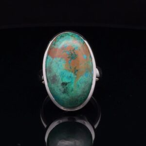 Sterling Silver Chrysocolla Ring Size 7