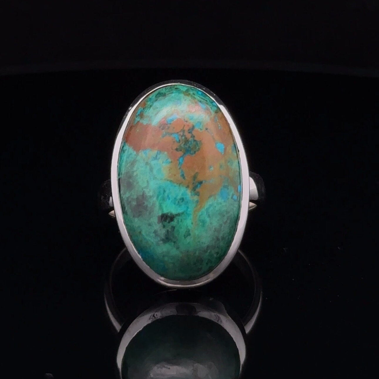 Sterling Silver Chrysocolla Ring Size 7 Sterling Silver Chrysocolla Ring Size 7