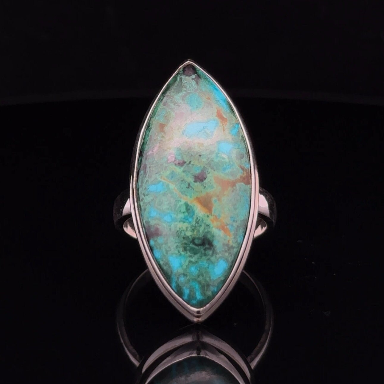 Sterling Silver Chrysocolla Ring Size 7 Sterling Silver Chrysocolla Ring Size 7