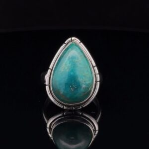 Sterling Silver Chrysocolla Ring Size 7