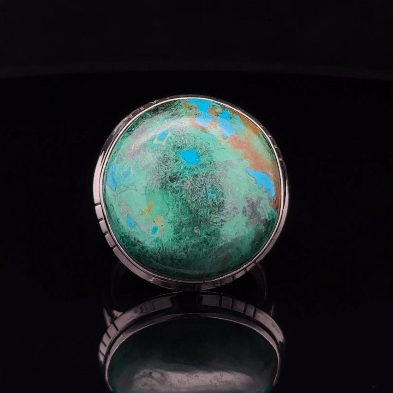 Sterling Silver Chrysocolla Ring Size 7 Sterling Silver Chrysocolla Ring Size 7