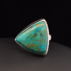 Sterling Silver Chrysocolla Ring Size 8 Sterling Silver Chrysocolla Ring Size 8