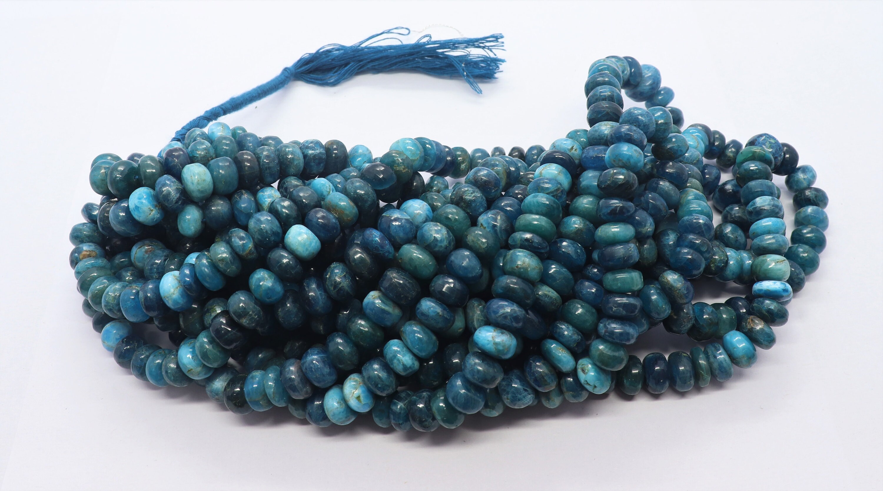 Aaa Natural Chrysocolla Rondelle Shape Beads, Smooth Chrysocolla Beads, 8.5-9.5 Mm Chrysocolla Beads, 16 Inch Smooth Chrysocolla Beads