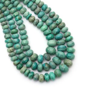 Chrysocolla Smooth Rondelle Beads, Chrysocolla Gemstone Rondelle - 4 Mm To 10.5 Mm -gemstone Chrysocolla Smooth ,8 Inch/ 18 Inch Strand