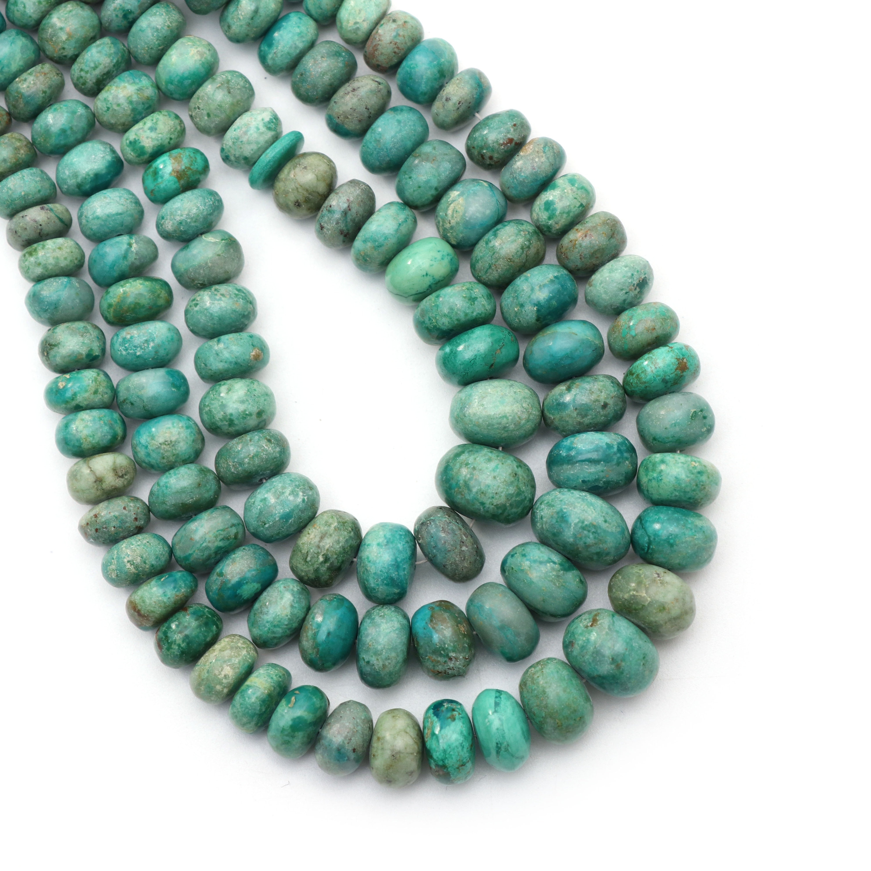 Chrysocolla Smooth Rondelle Beads, Chrysocolla Gemstone Rondelle - 4 Mm To 10.5 Mm -gemstone Chrysocolla Smooth ,8 Inch/ 18 Inch Strand