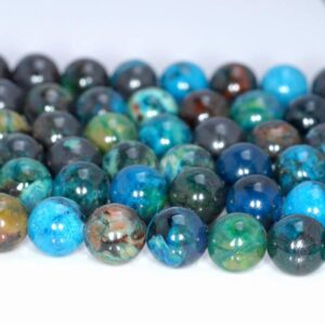 10 Strands 10mm Multicolor Chrysocolla Quantum Quattro Gemstone Grade A Round Loose Beads 15 inch Full Strand BULK LOT (80004701-726 x10) 10 Strands 10mm Multicolor Chrysocolla Quantum Quattro Gemstone Grade A Round Loose Beads 15 inch Full Strand BULK LOT (80004701-726 x10)