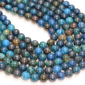 10 Strands 8mm Multicolor Chrysocolla Quantum Quattro Gemstone Grade AAA Round Loose Beads 15 inch Full Strand BULK LOT (80004700-726 x10) 10 Strands 8mm Multicolor Chrysocolla Quantum Quattro Gemstone Grade AAA Round Loose Beads 15 inch Full Strand BULK LOT (80004700-726 x10)