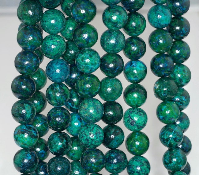10mm Chrysocolla Quantum Quattro Gemstone Round Loose Beads 15.5 Inch Full Strand (90143253-b61) 10mm Chrysocolla Quantum Quattro Gemstone Round Loose Beads 15.5 Inch Full Strand (90143253-b61)