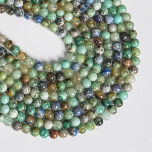 Genuine Natural Green Chrysocolla Loose Beads Grade A Round Shape 6mm 8mm 8-9mm 10mm Genuine Natural Green Chrysocolla Loose Beads Grade A Round Shape 6mm 8mm 8-9mm 10mm