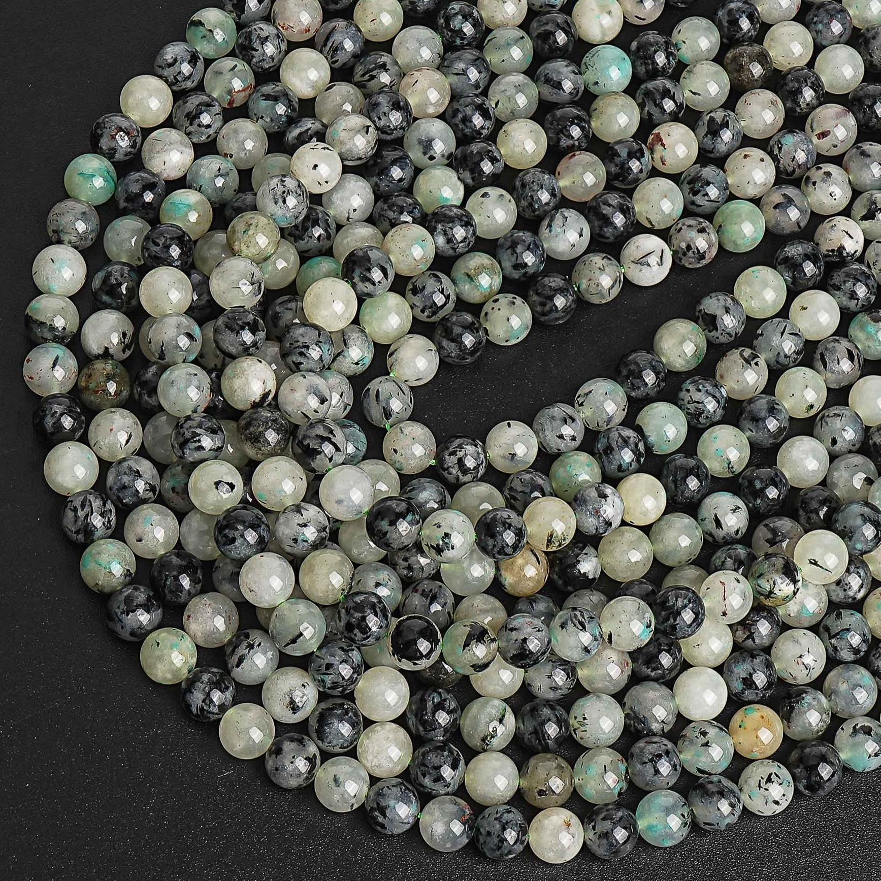 Genuine Natural Green Black Chrysocolla Loose Beads Grade Aa Round Shape 6mm 8mm 10mm Genuine Natural Green Black Chrysocolla Loose Beads Grade Aa Round Shape 6mm 8mm 10mm