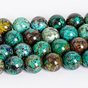 Green Blue Chrysocolla Beads Genuine Natural Grade Aaa Gemstone Round Loose Beads 6mm 8mm 10mm 12mm Bulk Lot Options